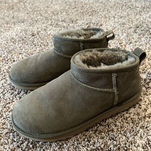 Green ultra mini Uggs